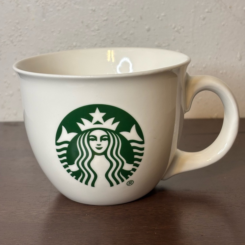 Starbucks Ceramic Wide Mouth Coffee Cup